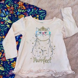 Long sleeve Carter’s girl top